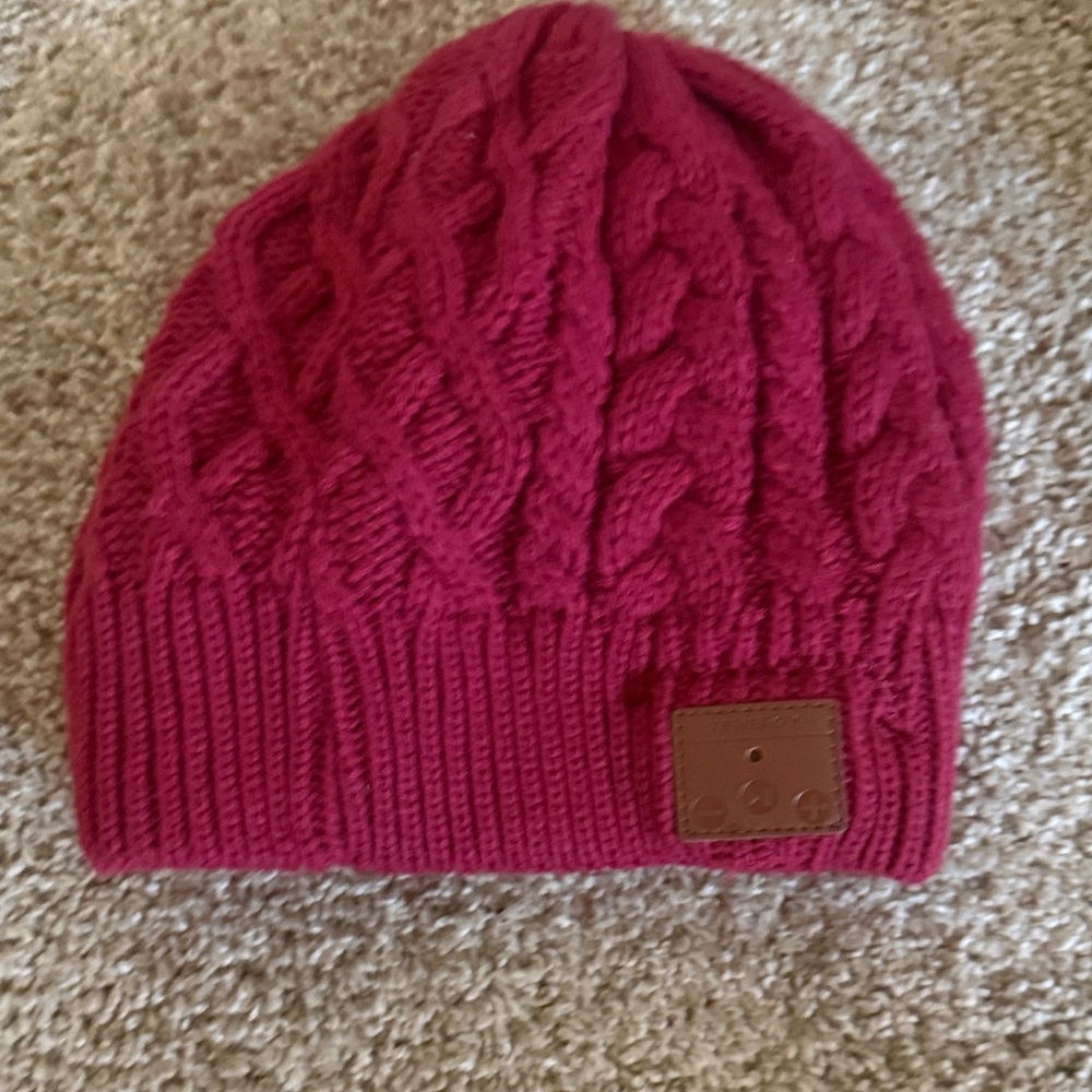 Cozy Pink Knit Beanie for Kids